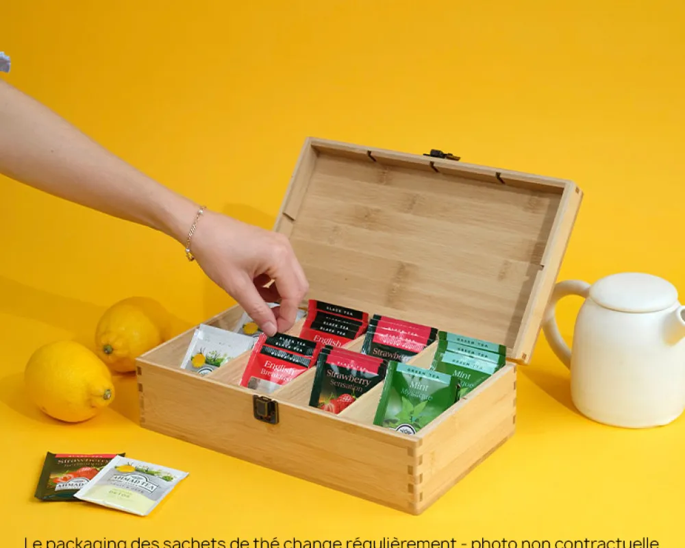Boîte à thé gravée - Les gourmandises|Cadeaux.com Hot