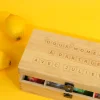 Boîte à thé gravée personnalisée - Scrabble|Cadeaux.com Outlet