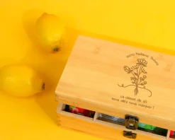 Boîte à thé personnalisable - Collection Remerciement|Cadeaux.com Online