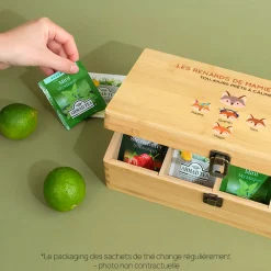 Boîte à thé personnalisée - Mamie Renard et sa meute|Cadeaux.com Outlet