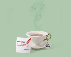 Boîte de 10 sachets de thé bio personnalisables - Merci Maîtresse, Maître et ATSEM|Cadeaux.com