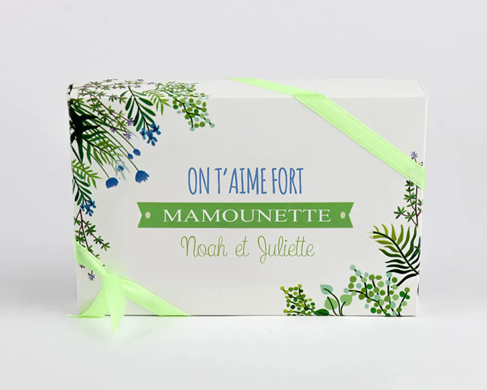 Boîte de chocolats Personnalisable - Collection Fleurie|Cadeaux.com Outlet