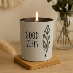 Bougie - Good vibes|Cadeaux.com Hot