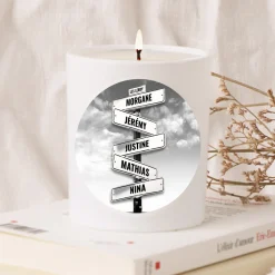 Bougie blanche personnalisée - Destination NYC|Cadeaux.com Sale