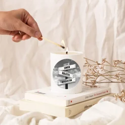 Bougie blanche personnalisée - Destination NYC|Cadeaux.com Sale