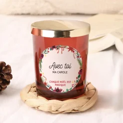 Bougie de Noël personnalisée - Message|Cadeaux.com Sale