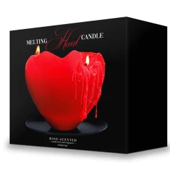 Bougie parfumée en forme de coeur rouge|Cadeaux.com Hot