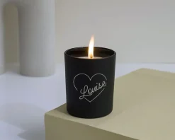 Bougie personnalisable parfumée - Coeur|Cadeaux.com New