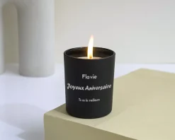 Bougie personnalisable parfumée - Message|Cadeaux.com Hot