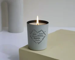 Bougie personnalisable parfumée - Coeur Famille|Cadeaux.com