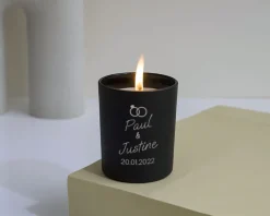 Bougie personnalisable parfumée - Mariage|Cadeaux.com Online