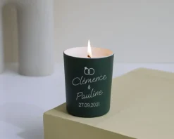 Bougie personnalisable parfumée - Mariage|Cadeaux.com Online