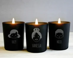Bougie personnalisable parfumée - Family Circus|Cadeaux.com Online