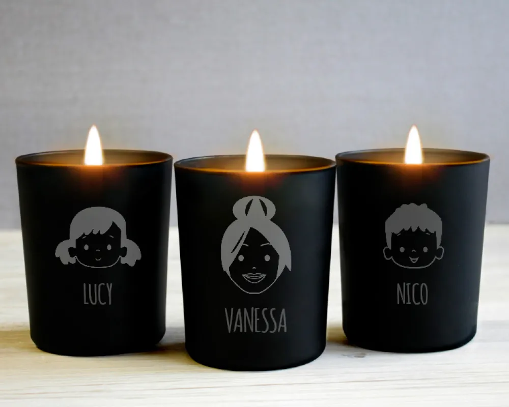 Bougie personnalisable parfumée - Family Circus|Cadeaux.com Online