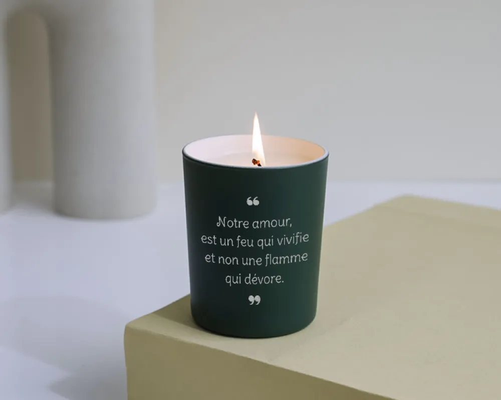Bougie personnalisable parfumée - Déclaration|Cadeaux.com Sale