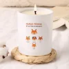 Bougie personnalisée - Maman Renard et sa meute|Cadeaux.com Outlet