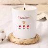 Bougie personnalisée - Maman et ses petits coeurs|Cadeaux.com New