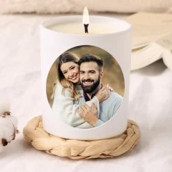 Bougie personnalisée - Photo|Cadeaux.com Outlet