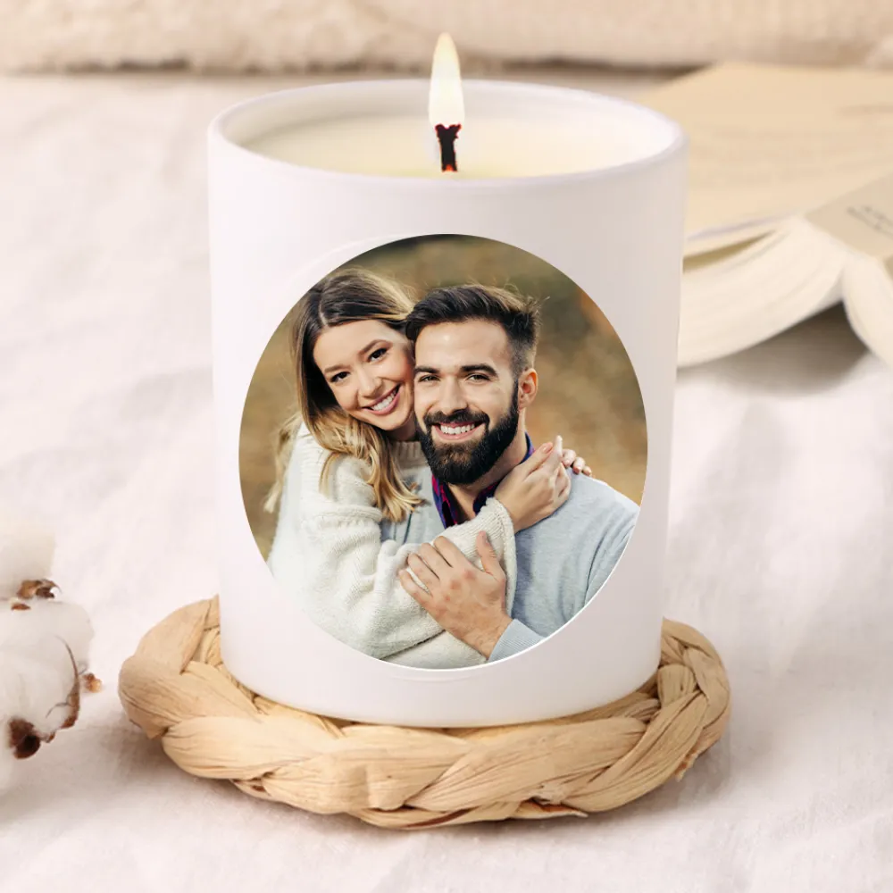 Bougie personnalisée - Photo|Cadeaux.com Outlet