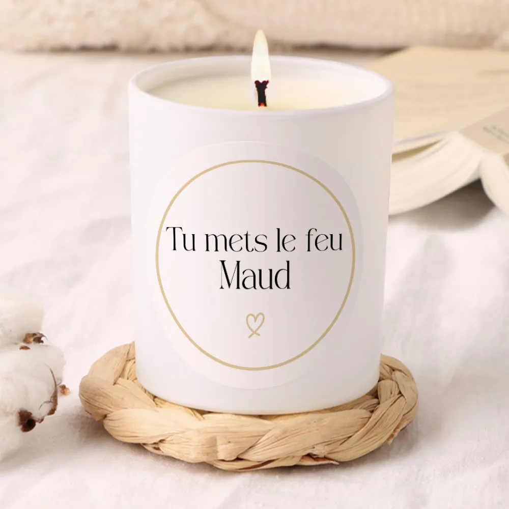 Bougie personnalisée - Prénom|Cadeaux.com Best