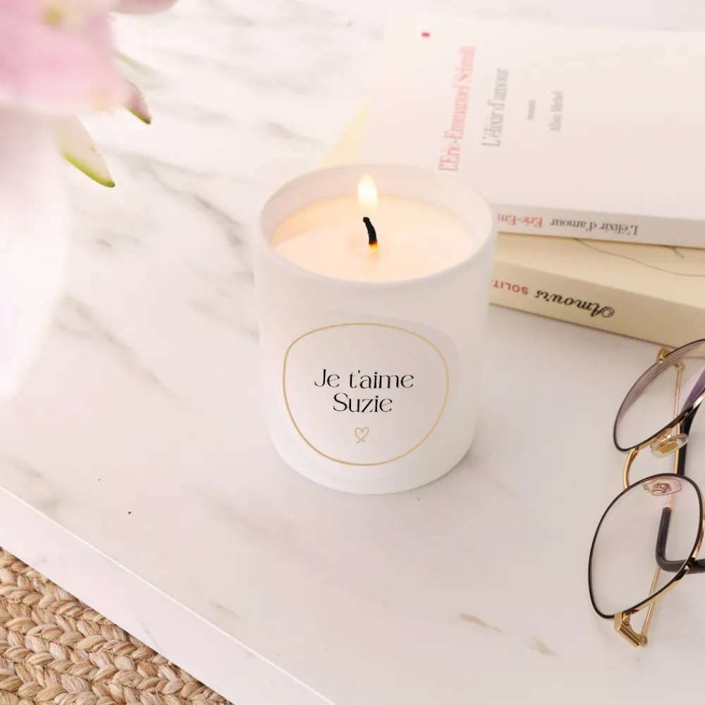 Bougie personnalisée - Prénom|Cadeaux.com Best