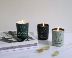 Bougie personnalisée parfumée - Baptême|Cadeaux.com Hot