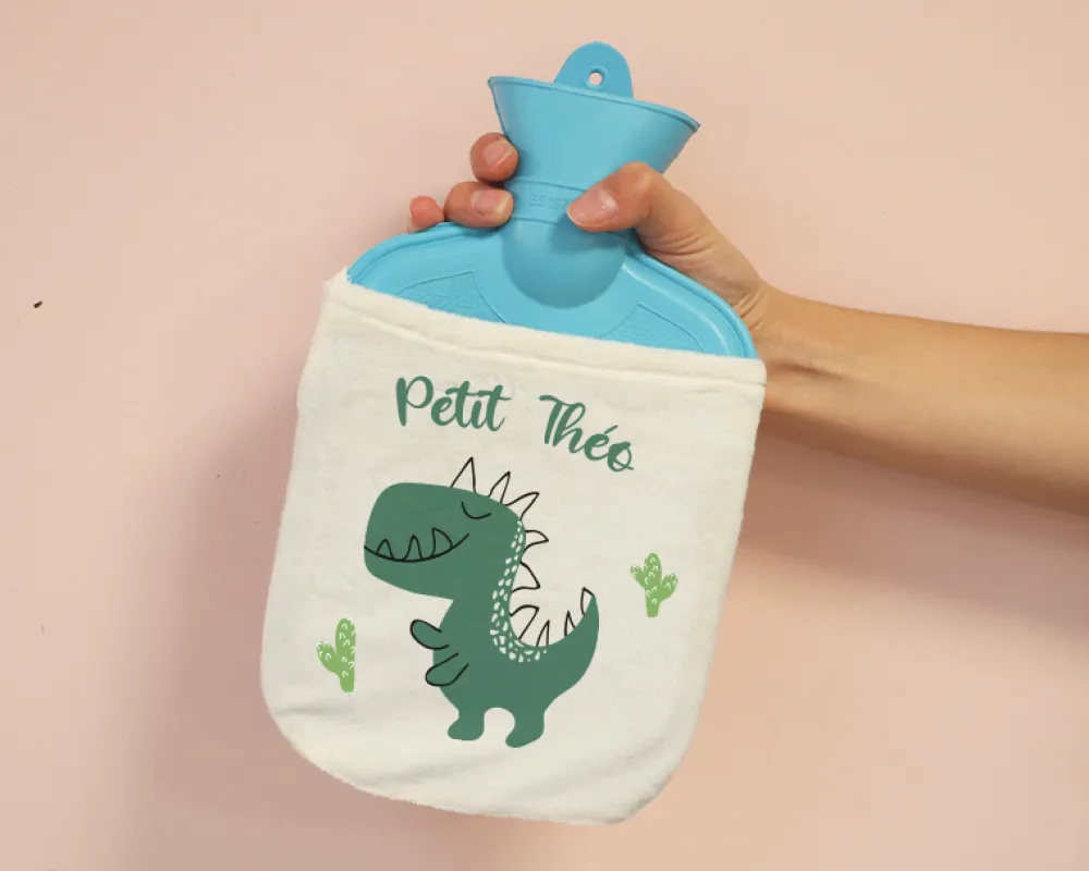 Bouillotte bébé personnalisée - Dinosaure|Cadeaux.com Best