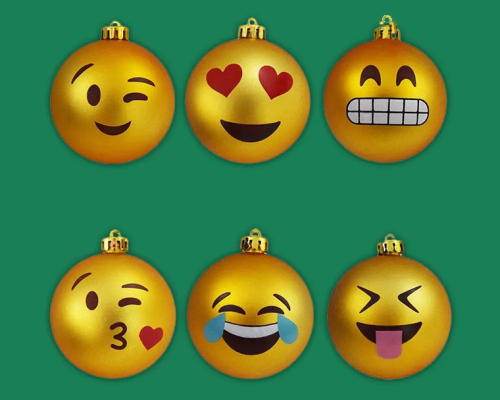 Boules de Noël - Emoji|Cadeaux.com Discount