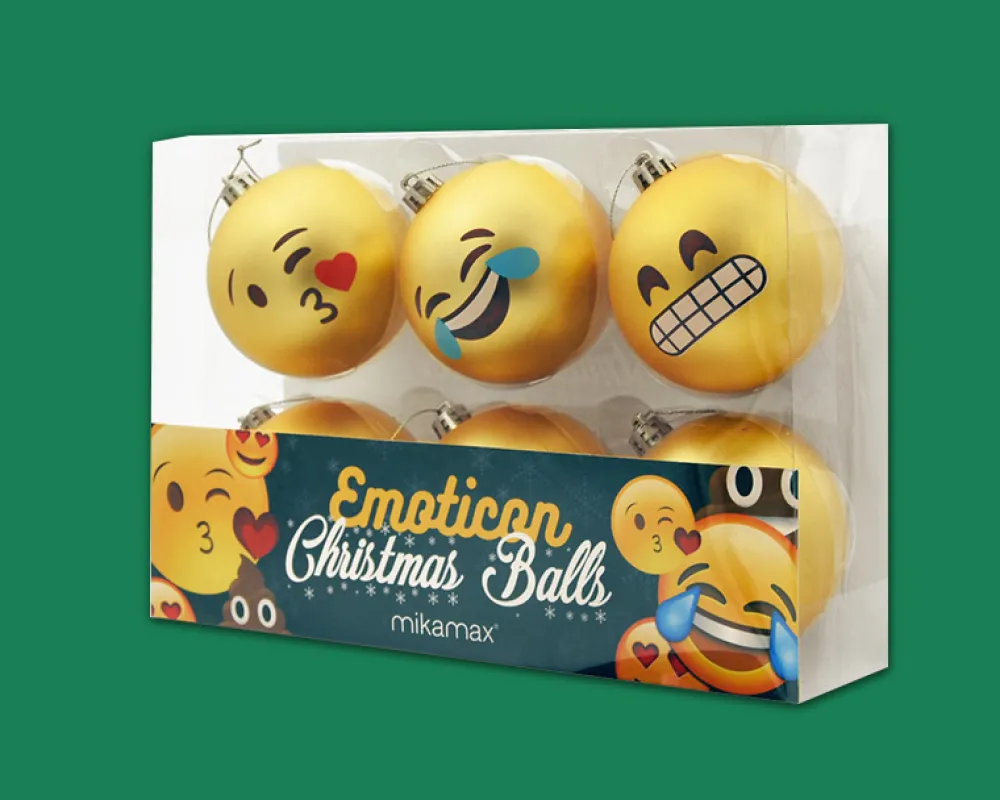 Boules de Noël - Emoji|Cadeaux.com Discount