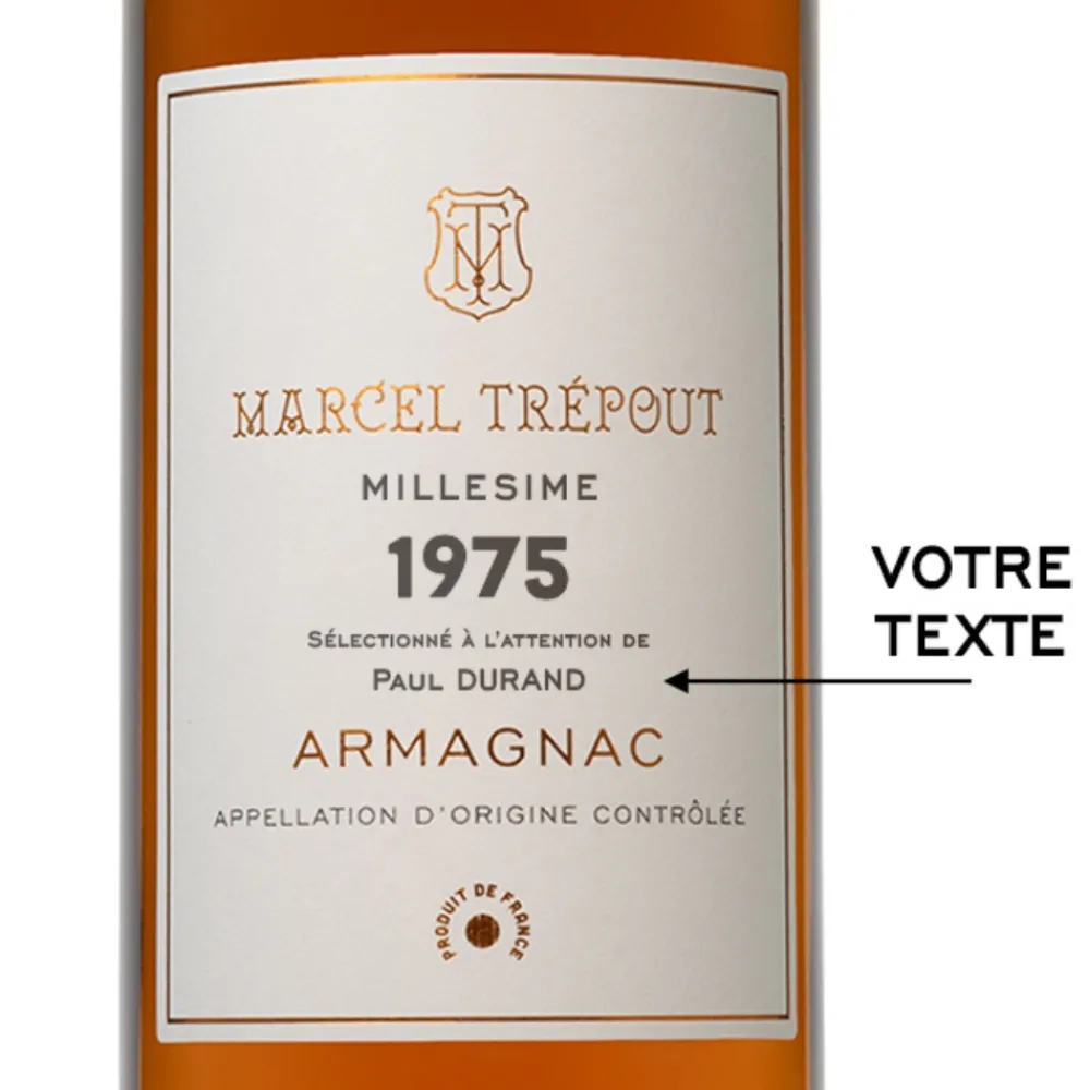Bouteille d'Armagnac personnalisé Millésimé|Cadeaux.com Clearance