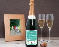 Bouteille de champagne personnalisée papa - Family Circus|Cadeaux.com Outlet