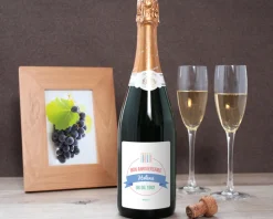 Bouteille de champagne personnalisée anniversaire - Bougies Bleu|Cadeaux.com Clearance