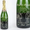 Bouteille de champagne personnalisée gravée - Avec flûtes à champagne|Cadeaux.com Best