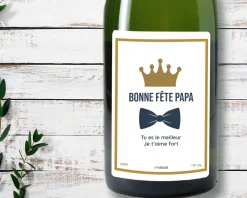 Bouteille de champagne personnalisée - Papa Royal|Cadeaux.com Hot
