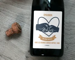 Bouteille de champagne personnalisée - De Père en Fils / Fille|Cadeaux.com Discount
