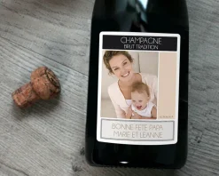 Bouteille de champagne personnalisée photo - Collage|Cadeaux.com Hot