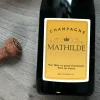 Bouteille de champagne personnalisée - Message|Cadeaux.com Best