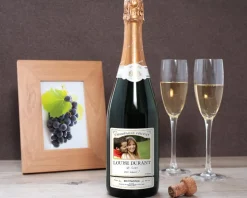 Bouteille de champagne personnalisée - Photo|Cadeaux.com