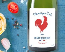 Bouteille de champagne personnalisée message - French Touch|Cadeaux.com Outlet