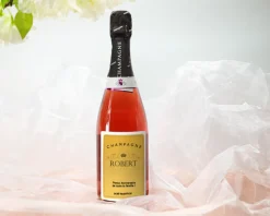 Bouteille de champagne rosé personnalisée - Prénom|Cadeaux.com