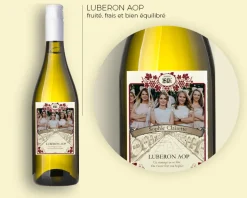 Bouteille de vin blanc personnalisée photo|Cadeaux.com Hot