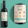 Bouteille de vin de Bordeaux personnalisée famille - Family Circus|Cadeaux.com