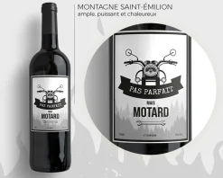 Bouteille de vin de Bordeaux personnalisée prénom - Moto|Cadeaux.com Best