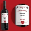Bouteille de vin de Bordeaux personnalisée couple - Cupidon|Cadeaux.com Outlet