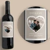 Bouteille de vin de Bordeaux personnalisée photo et message - Coeur Photo|Cadeaux.com Best