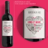 Bouteille de vin de Bordeaux personnalisée couple - Mots d'Amour|Cadeaux.com Outlet