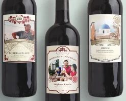 Bouteille de vin de Bordeaux personnalisée photo - Classique|Cadeaux.com Online
