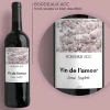 Bouteille de vin de Bordeaux personnalisée message - Fleurs|Cadeaux.com Online