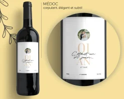 Bouteille de vin personnalisée - Anniversaire de mariage|Cadeaux.com Hot
