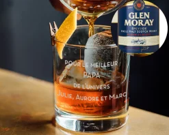 Bouteille de whisky Glen Moray - Avec un verre personnalisé|Cadeaux.com Discount